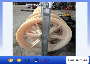 Nylon Large Diameter Rope Pulley Overhead Transmission Line Rope Sheaves Pulleys
